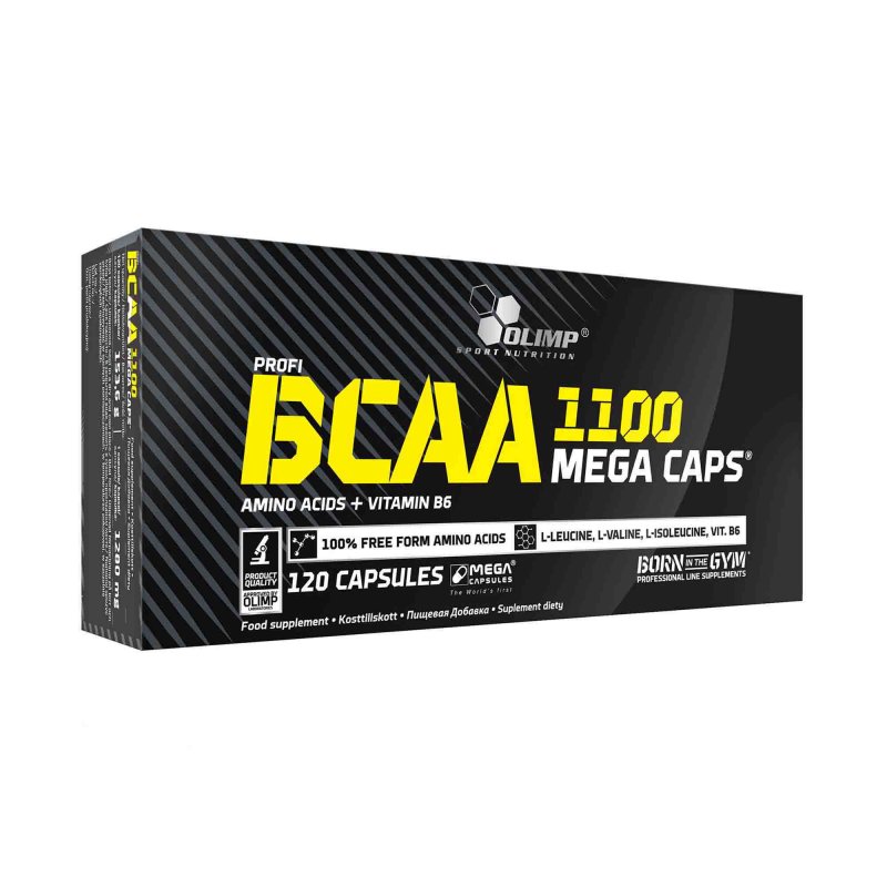 BCAA 1100 Mega Caps - 120 Kapseln