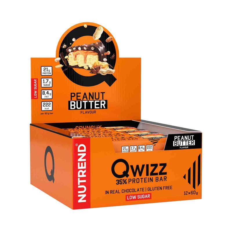 Qwizz Protein Bar - 12er Box - Peanut Butter