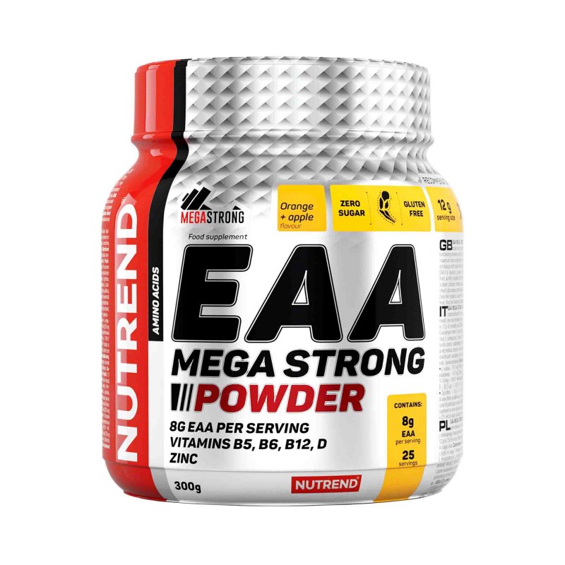 EAA Mega Strong Powder - 300g - Orange + Apple (MHD 08.01.2023)